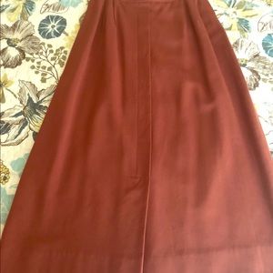 VTG Rust Colored A Line Custom Made Skirt